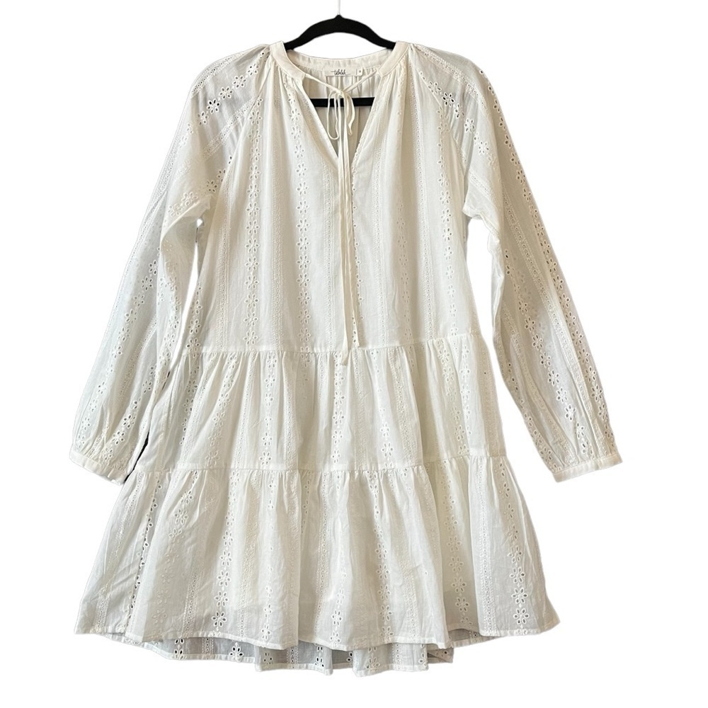 Talulah White Eyelet Dress Women's Size: Small